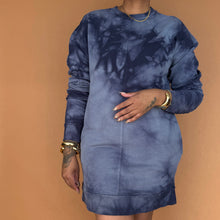 Load image into Gallery viewer, Newly Added: Tie Dyed Thick Sweater Dress