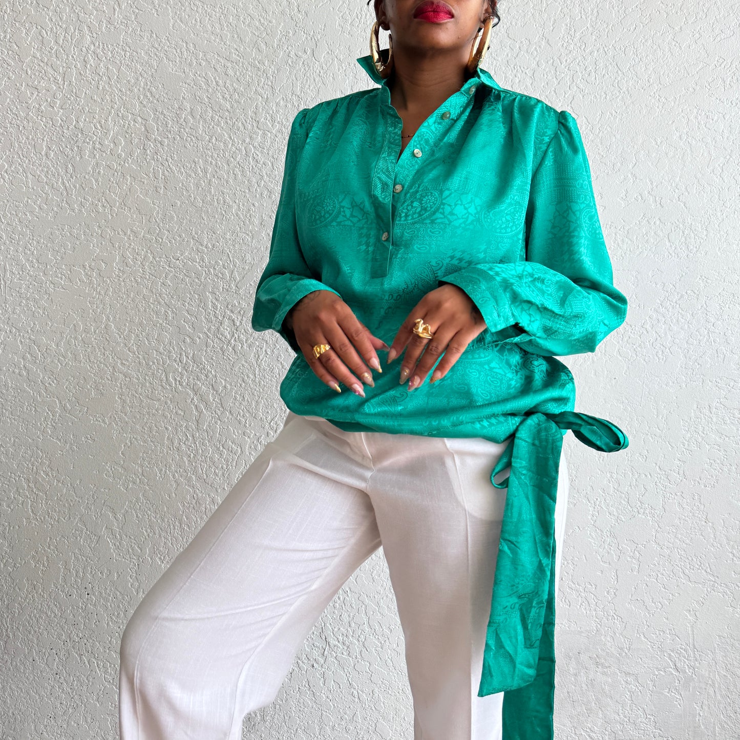 Newly Added: Vintage Silk Blouse