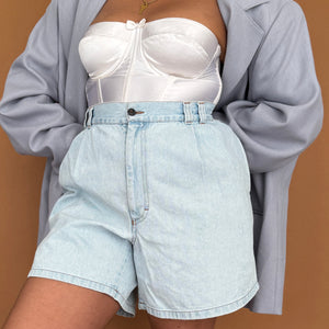 Newly Added: Stone Washed Mommy Denim Shorts