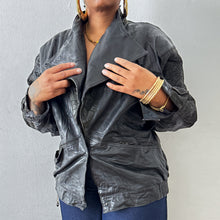 Load image into Gallery viewer, Newly Added: Genuine Leather Batwing Jacket