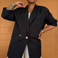Load image into Gallery viewer, Newly Added: Vintage Basic Double Breasted Blazer