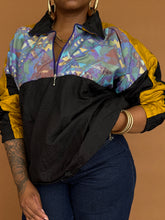 Load image into Gallery viewer, Newly Added: Vintage Colourblock Half-Zip Jacket