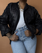 Load image into Gallery viewer, Newly Added: Genuine Leather Patchwork Weaved Jacket