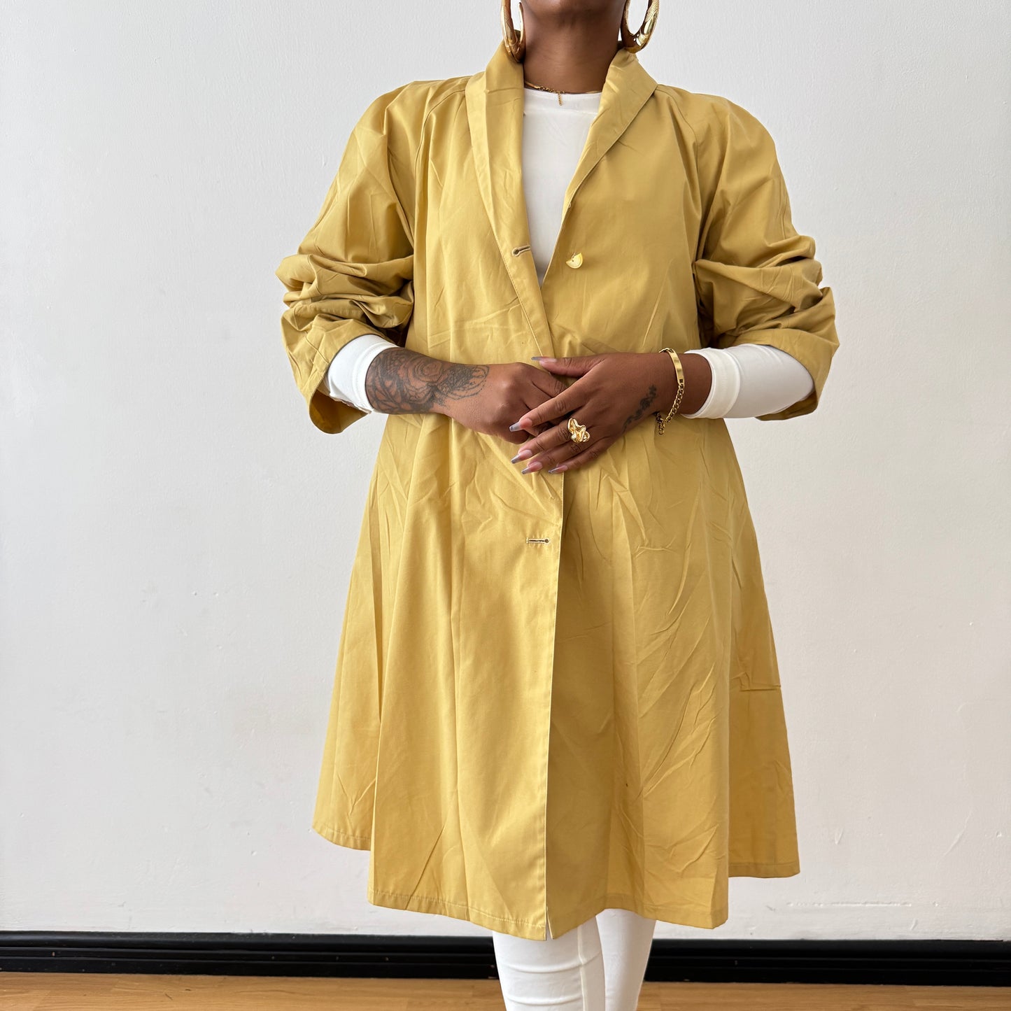 Newly Added: Flared Vintage Light Trench