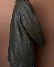 Load image into Gallery viewer, Newly Added: Basic Olive Green Genuine Leather Jacket