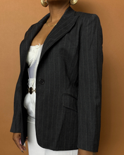 Load image into Gallery viewer, Newly Added: Elegant Pin Striped Blazer - Thrift Happens 2