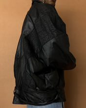 Load image into Gallery viewer, Newly Added: Vintage Batwing Genuine Leather Jacket