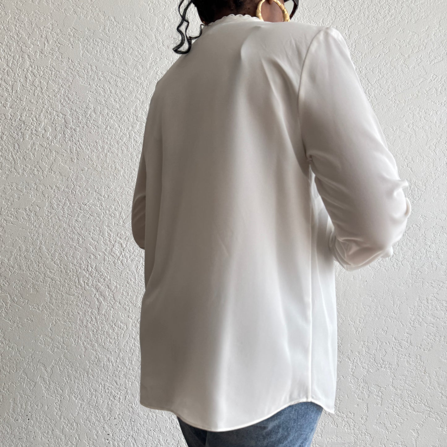 Newly Added: Elegant Button Down Silk Shirt