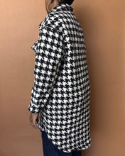 Load image into Gallery viewer, Newly Added: Warm Houndstooth Shacket