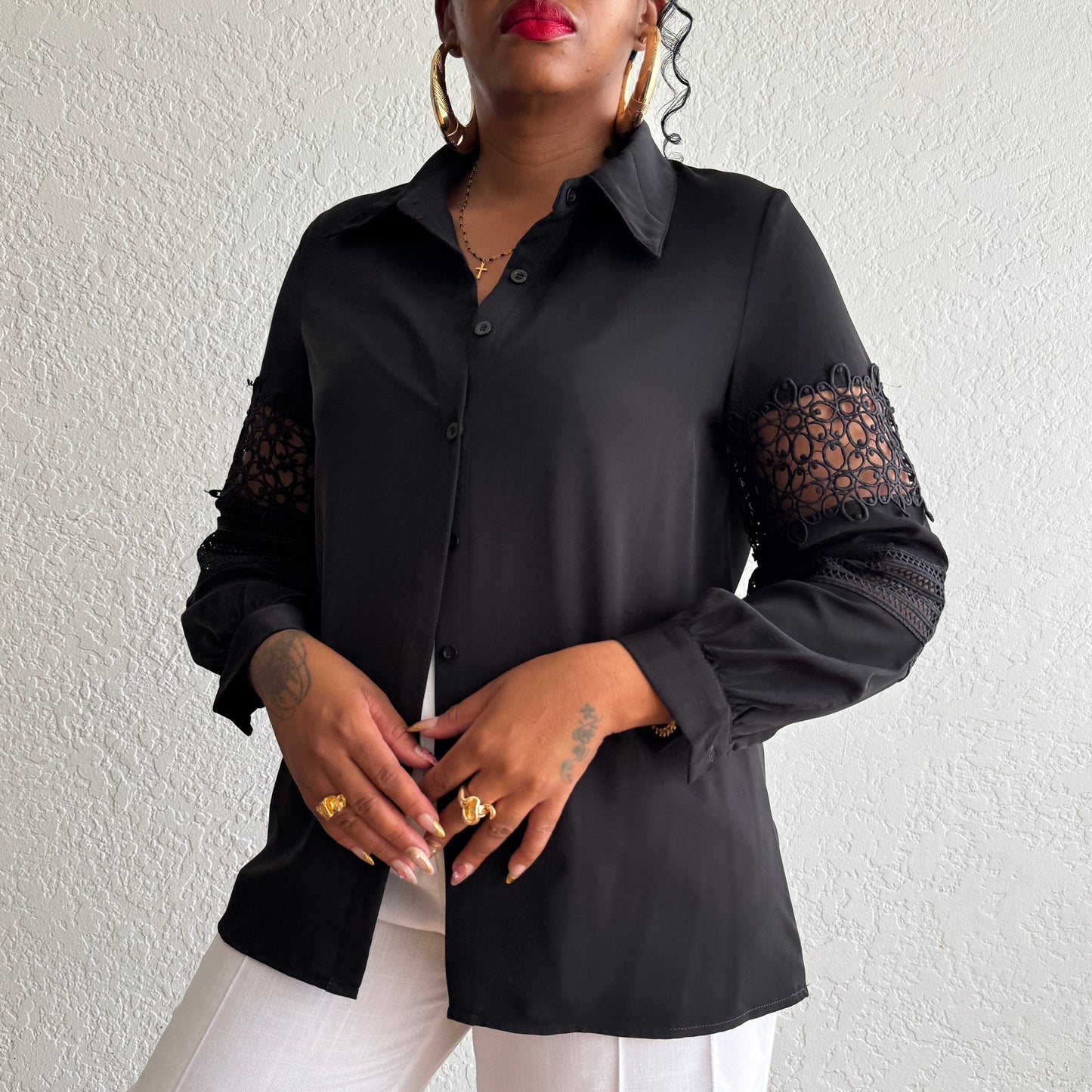 Newly Added: Laced Basic Blouse