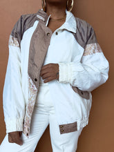 Load image into Gallery viewer, Newly Added: Neutral Colourblock Windbreaker - Thrift Happens 2