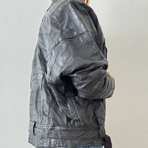 Newly Added: Genuine Leather Patched Jacket