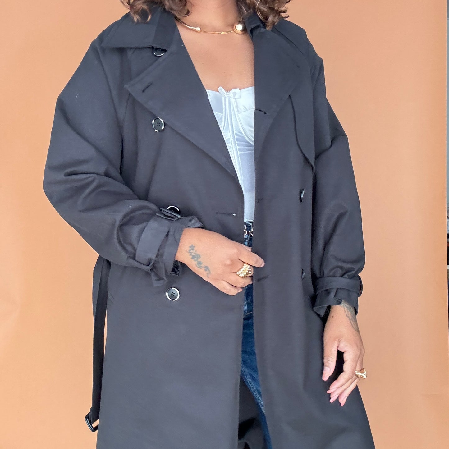 Sale: Cotton Trench Coat