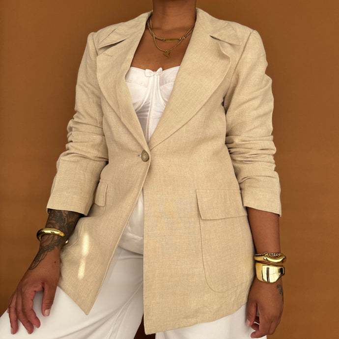 Newly Added: Branded Max Mara Linen Blazer