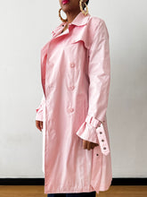 Load image into Gallery viewer, Newly Added: Pink Light Basic Trench Coat