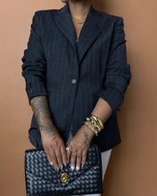 Load image into Gallery viewer, Newly Added: Elegant Pin Striped Blazer - Thrift Happens 2