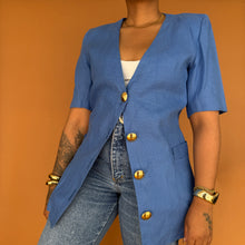 Load image into Gallery viewer, Newly Added: Linen Short Sleeve Blazer