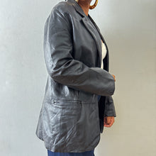 Load image into Gallery viewer, Newly Added: Genuine Leather Blazer