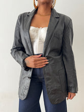 Load image into Gallery viewer, Newly Added: Genuine Leather Blazer