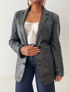Newly Added: Genuine Leather Blazer
