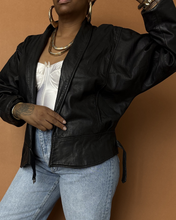 Load image into Gallery viewer, Newly Added: Vintage Batwing Genuine Leather Jacket
