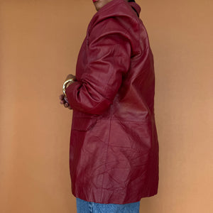 Genuine Leather Blazer