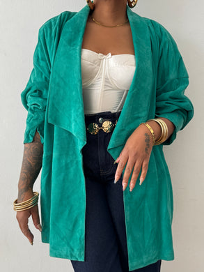 Newly Added: Genuine Suede Waterfall Jacket
