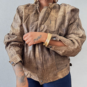 Newly Added: Genuine Leather Distressed Jacket