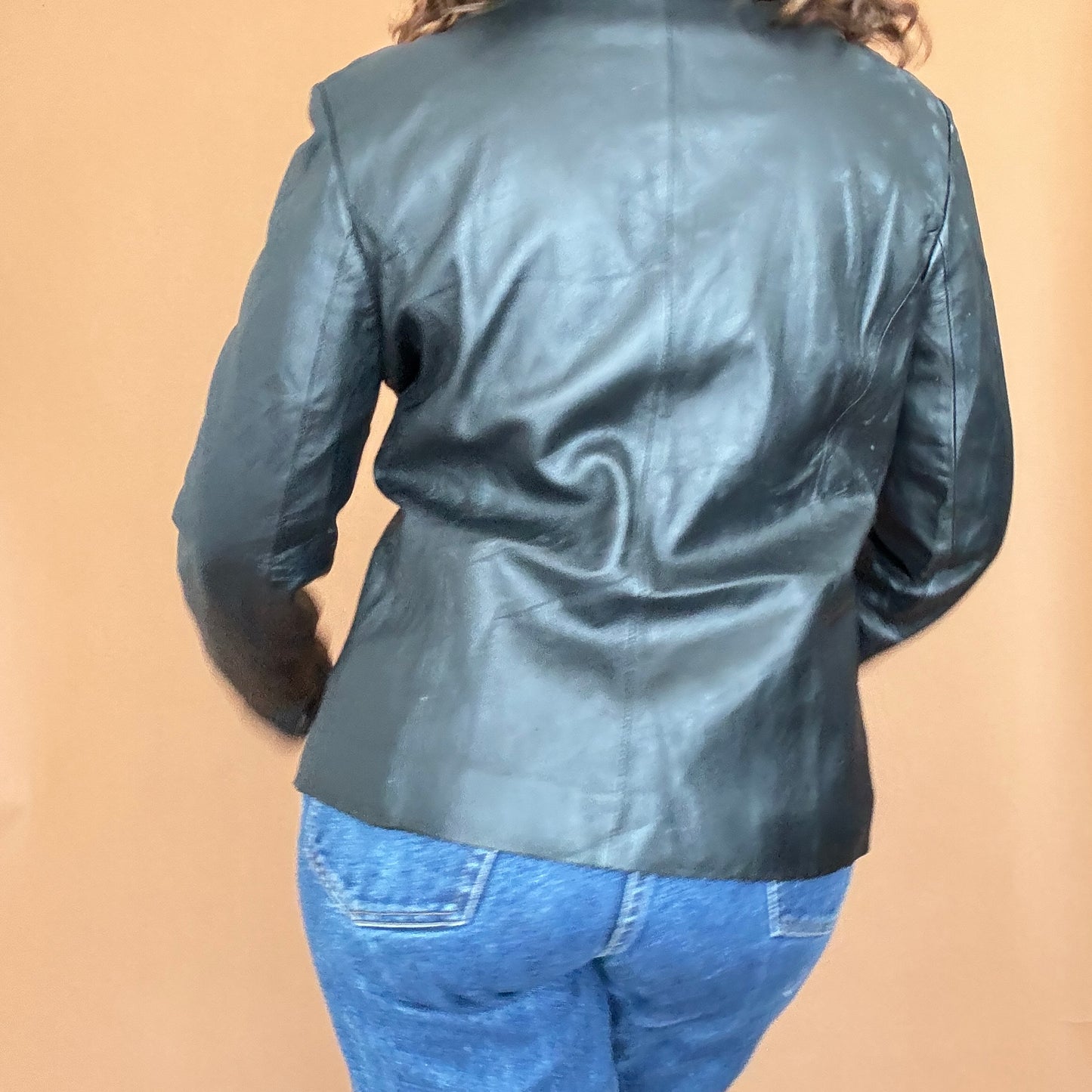 Sale: Genuine Leather Blazer