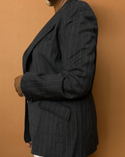 Load image into Gallery viewer, Newly Added: Elegant Pin Striped Blazer - Thrift Happens 2
