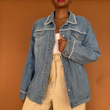 Load image into Gallery viewer, Newly Added: Denim Jacket with Pearly Detail