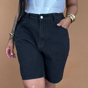 Newly Added: Stretchy Waist Denim Shorts