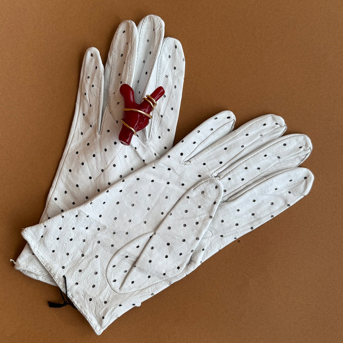 Newly Added: Genuine Leather Mesh Gloves