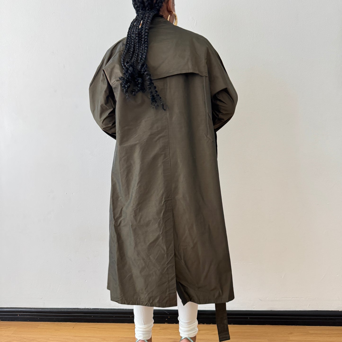 Newly Added: Rainy Weather Resistant Two Tone Trench Coat