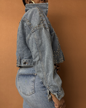 Load image into Gallery viewer, Newly Added: Cropped Denim Jacket