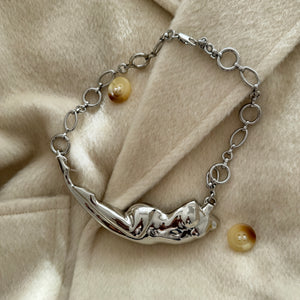 Brand New Silver Plated Neckpiece