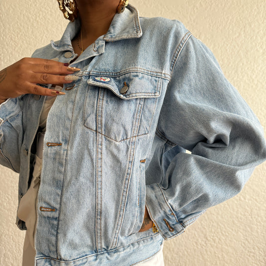 Vintage Bubble Shape Denim Jacket