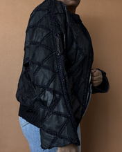 Load image into Gallery viewer, Newly Added: Genuine Leather Patchwork Weaved Jacket