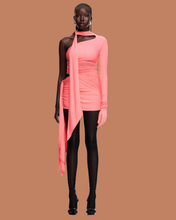 Load image into Gallery viewer, Branded: Mugler x H&amp;M One-Shoulder Ruched Mini Dress - Thrift Happens 2