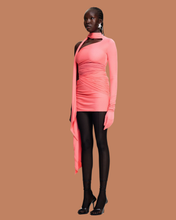 Load image into Gallery viewer, Branded: Mugler x H&amp;M One-Shoulder Ruched Mini Dress - Thrift Happens 2