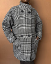 Load image into Gallery viewer, Newly Added: Black and White Batwing Coat