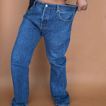 Load image into Gallery viewer, Newly Added: Branded 501 Levi’s Straight Cut Denim Jeans