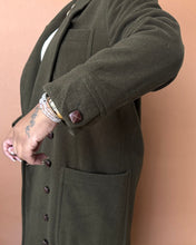 Load image into Gallery viewer, Newly Added: Olive Green Double Breasted Coat