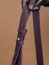 Load image into Gallery viewer, Accessories: Burgundy Crescent Shoulder Bag - Thrift Happens 2