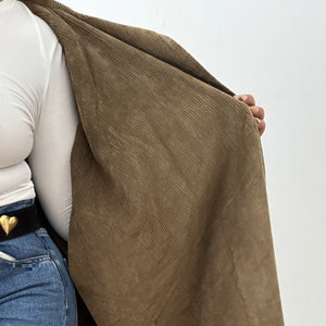 Winter Reversible Corduroy Poncho