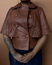 Load image into Gallery viewer, Newly Added: Genuine Leather Nappa Cape - Thrift Happens 2