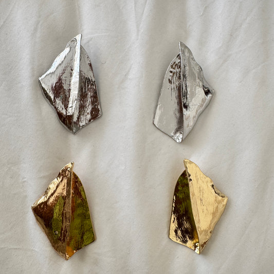 New Accessories: Gold & Silver Plated Statement Earrings