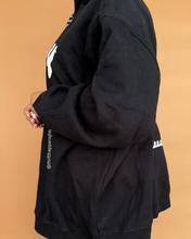 Load image into Gallery viewer, Branded: Women + Waves x H&amp;M Collab Black Graphic Hoodie - Thrift Happens 2