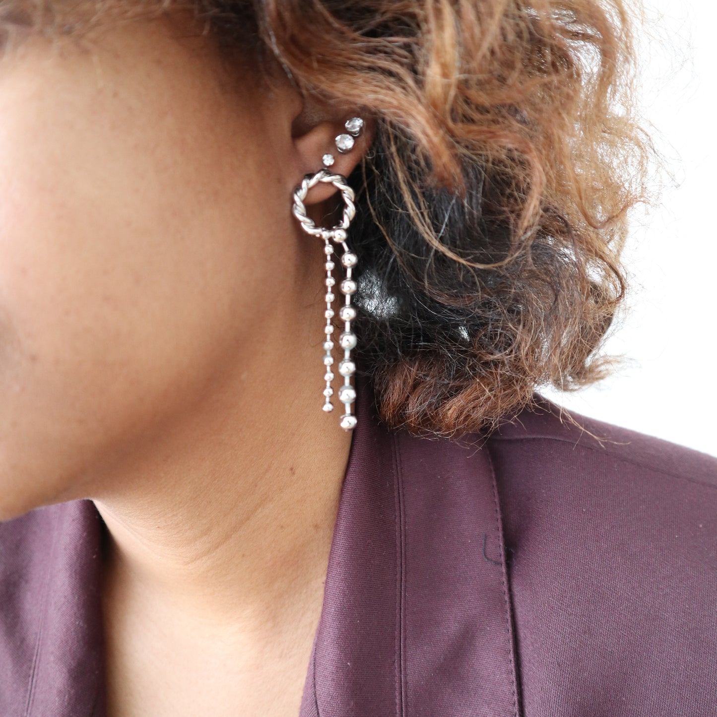 New Jewellery: Silver Tassel Earrings - Thrift Happens 2