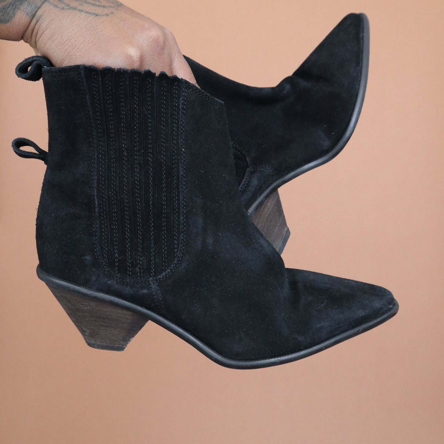 Genuine Suede Ankle Boots